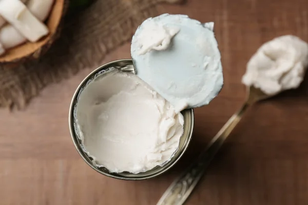 Savoureuse crème de noix de coco — Photo