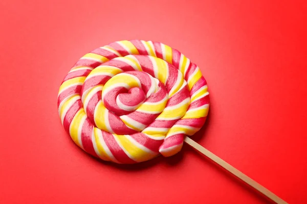 Composition with tasty lollipop — Stock Photo, Image
