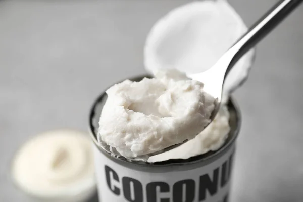 Tasty coconut cream — Stock Photo, Image