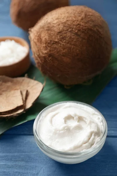 맛 있는 코코넛 크림 — 스톡 사진