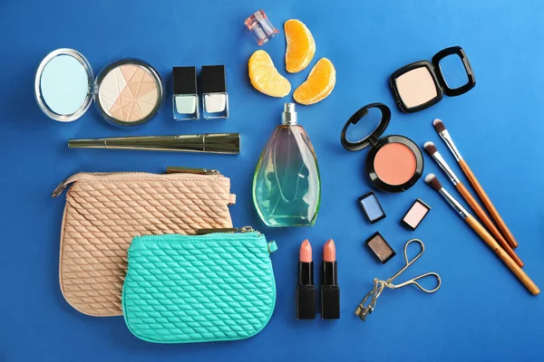 Cosmetics, perfume and accessories — Stock Photo, Image