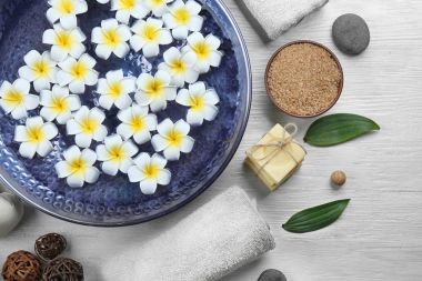 Güzel spa kompozisyonu 