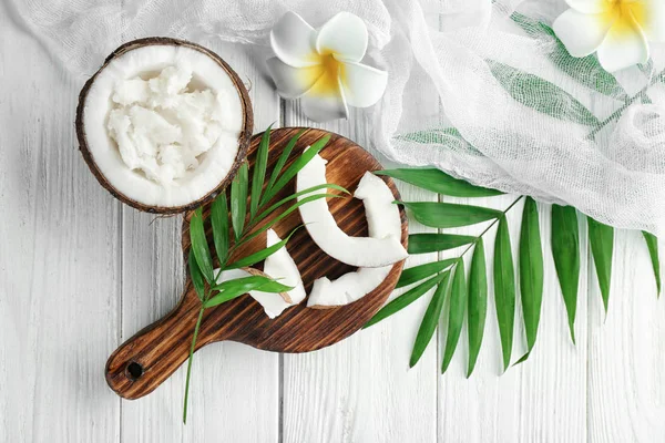 新鲜的椰油 — 图库照片