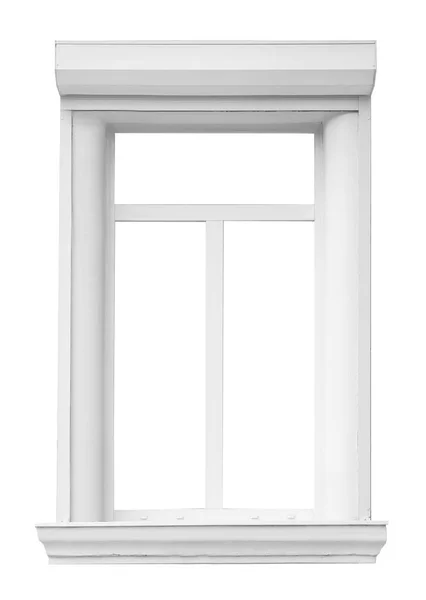 Окно на белом фоне — стоковое фото