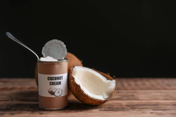 Creme de coco saboroso — Fotografia de Stock