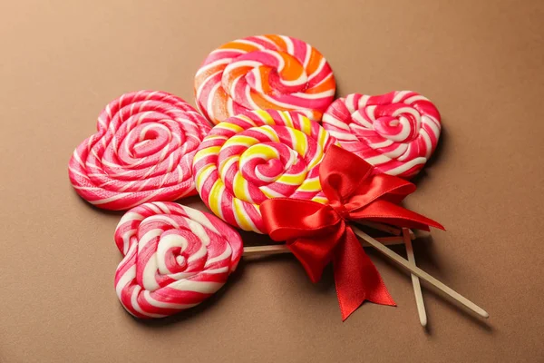 Composition with tasty lollipops — Stock Photo, Image