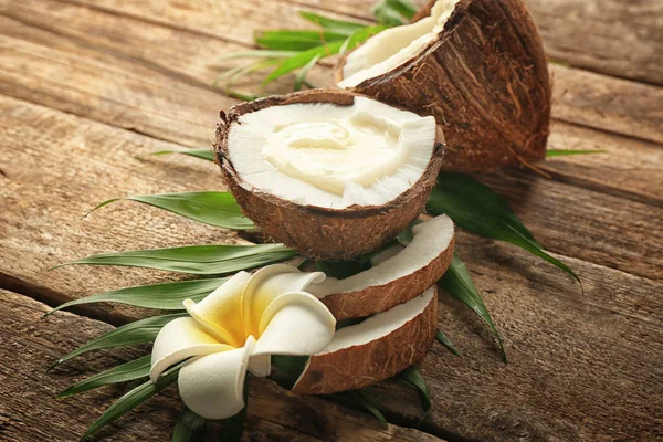 Aceite de coco fresco — Foto de Stock