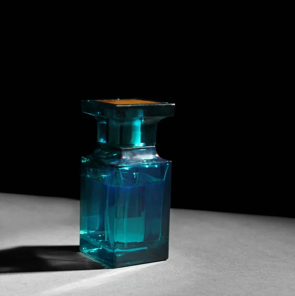 Bottle of modern male perfume — Stock Photo, Image