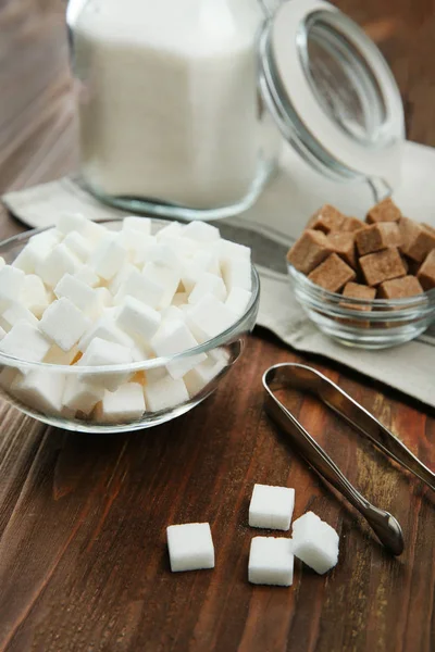 Bela composição com açúcar — Fotografia de Stock