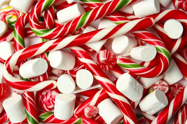 Christmas candy canes — Stock Photo, Image