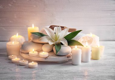 Güzel spa kompozisyonu