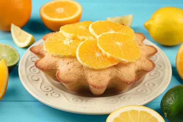 Delicioso pastel de cítricos — Foto de Stock