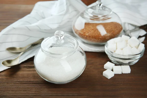 Beautiful composition with sugar — Stock Photo, Image