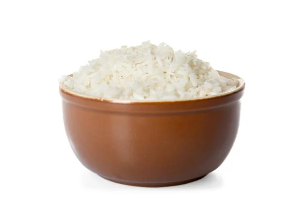 Ceramic bowl with coconut rice — Stock Photo, Image