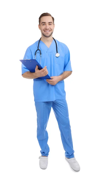 Handsome young medical assistant — Stock Photo, Image