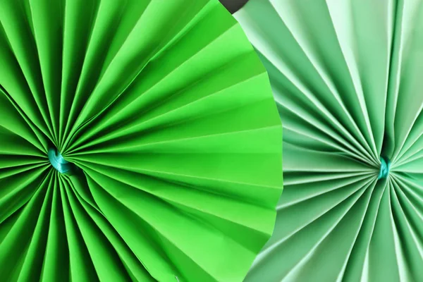 Beautiful green paper decoration — Stock Photo, Image