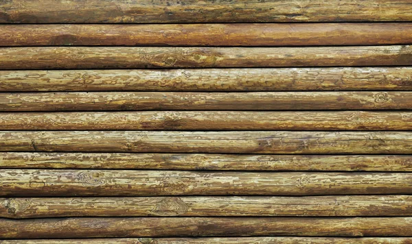 Window in a wooden house — Stock Photo, Image