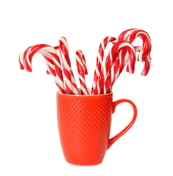 Christmas candy canes — Stock Photo, Image