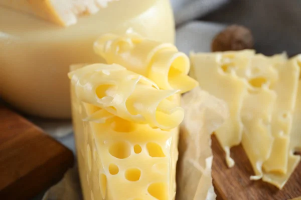 Tasty hard cheese — Stock Photo, Image