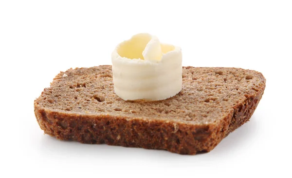 Φέτα ψωμί με βούτυρο μπούκλα — Φωτογραφία Αρχείου
