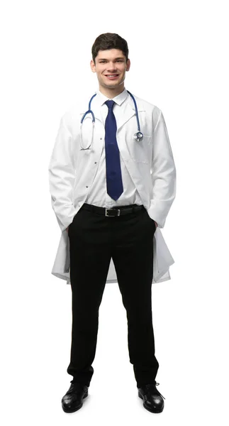 Yakışıklı genç bir doktor — Stok fotoğraf