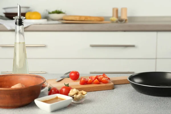 Ingredients for Murgh Makhani — Stock Photo, Image