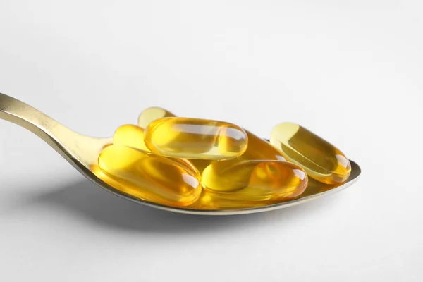 Fish oil capsules — Stock Photo, Image