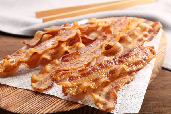 Läckra bacon skivor — Stockfoto