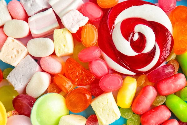 Different candies as a background — Stock Photo, Image