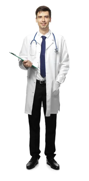 Pohledný mladý doktor — Stock fotografie