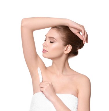 Tüy olan güzel kadın