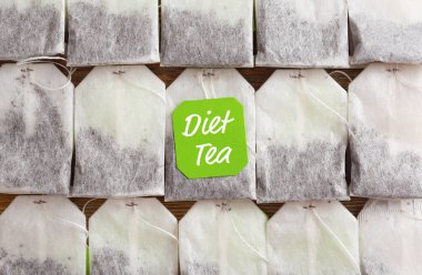 Çay poşetleri, portre.