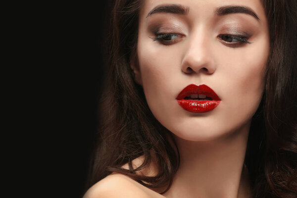 Portrait of beautiful woman  