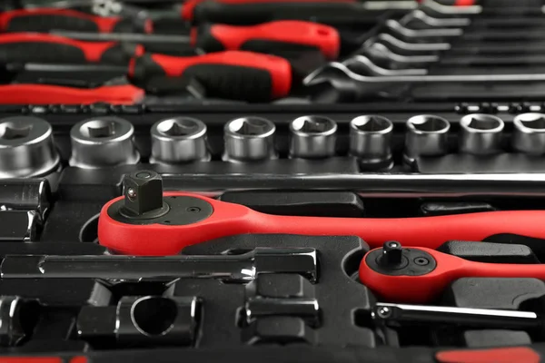 Set di strumenti per la riparazione auto — Foto Stock