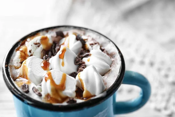 Cup of hot cocoa — Stock Photo, Image