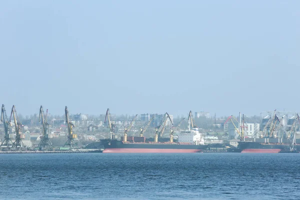 View of sea port — Stock Photo, Image