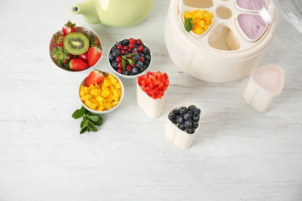 Välsmakande hemlagad yoghurt — Stockfoto