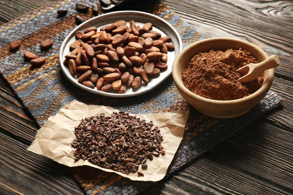 Biji kakao aromatik — Stok Foto