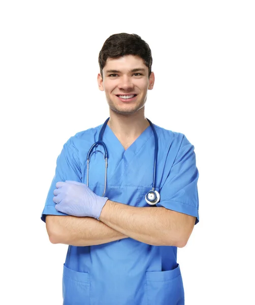 Handsome young doctor — Stock Photo, Image