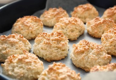 Lezzetli Hindistan cevizi macaroons