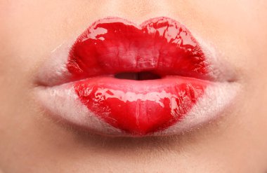 romantik Makyajlı kadın