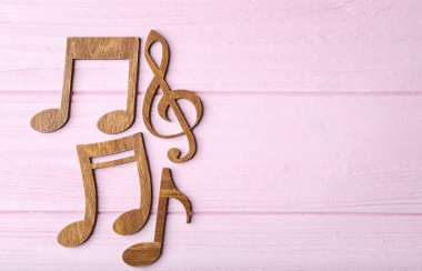 Renkli müzik notaları 