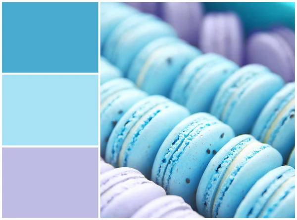 Mint color matching and macarons