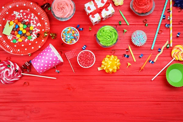 Bright birthday decor — Stock Photo, Image