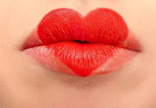 Woman with creative makeup, closeup — Stock Photo, Image