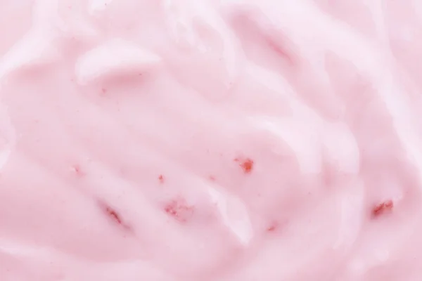 Pyszny jogurt różowy — Zdjęcie stockowe