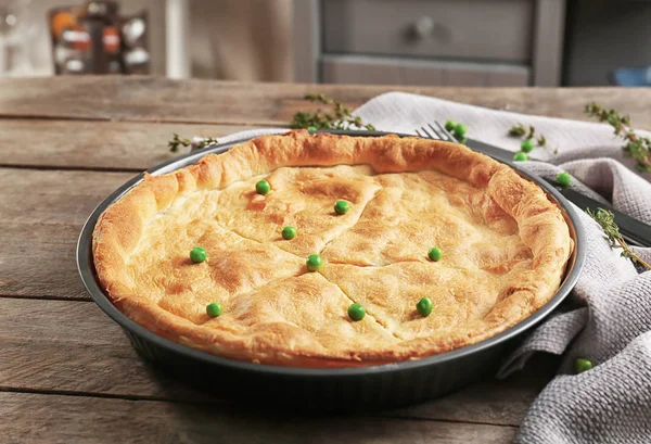 Torta de frango assada — Fotografia de Stock