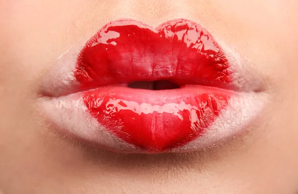 romantik Makyajlı kadın