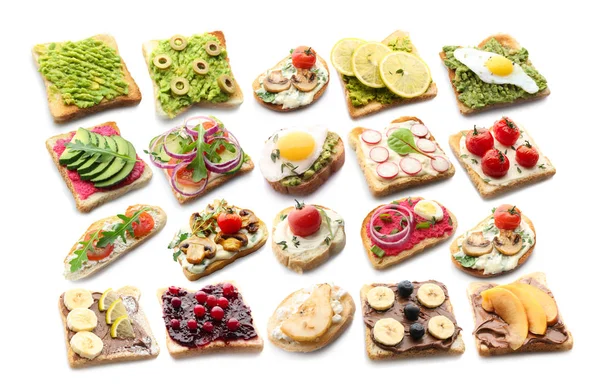 Various Tasty sandwiches — Stock Photo, Image
