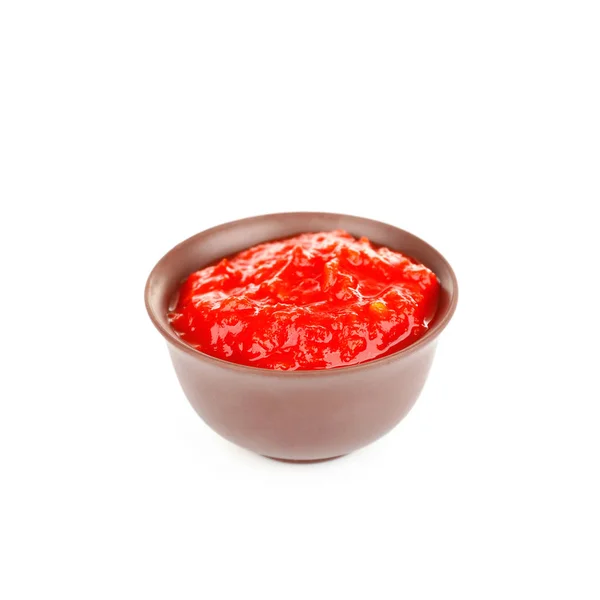 Cuenco de deliciosa salsa — Foto de Stock